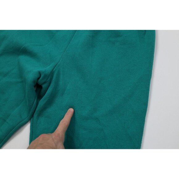 Vtg 80s 90s Russell Athletic Mens Medium Faded Blank Sweatpants Joggers Teal USA - Picture 13 of 13